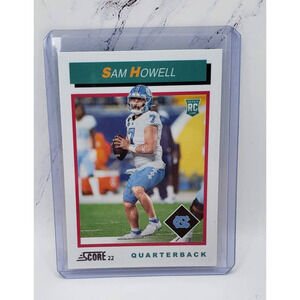 2022 Panini Score Sam Howell Rookie Card Washington Commanders #184 UNC